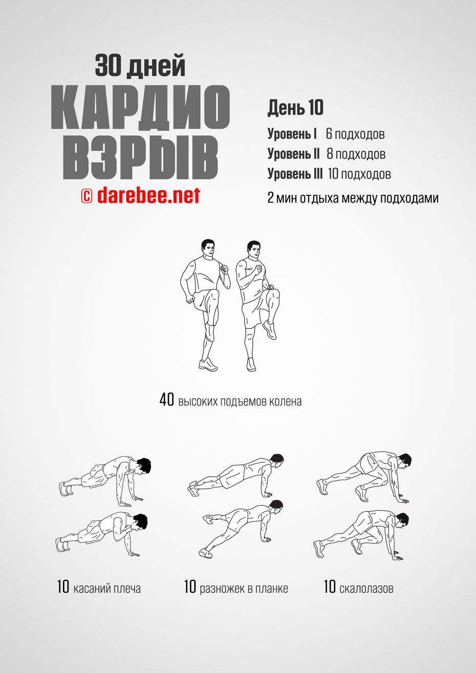 30 Days of Cardio Blast by DAREBEE