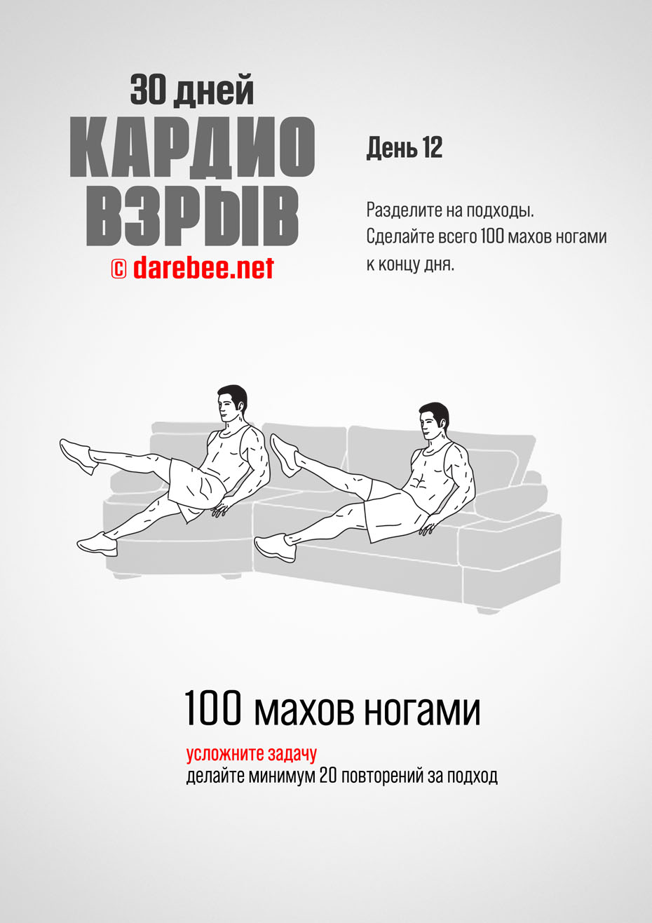 30 Days of Cardio Blast by DAREBEE