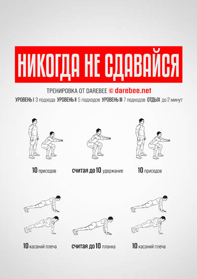 Never Give Up Workout